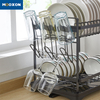 Metal Dryer Dishes Plate Organizer Storage Holder Kitchen Rack Dish Drainer