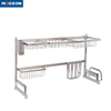 Stainless Steel Over Sink Dish Drying Rack Standing Drainer Organizer，MX-A01
