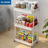  Add to CompareShare 2020 New Home Indoor Bathroom 3 Tier Trolley Storage Used Rack And Trolley 