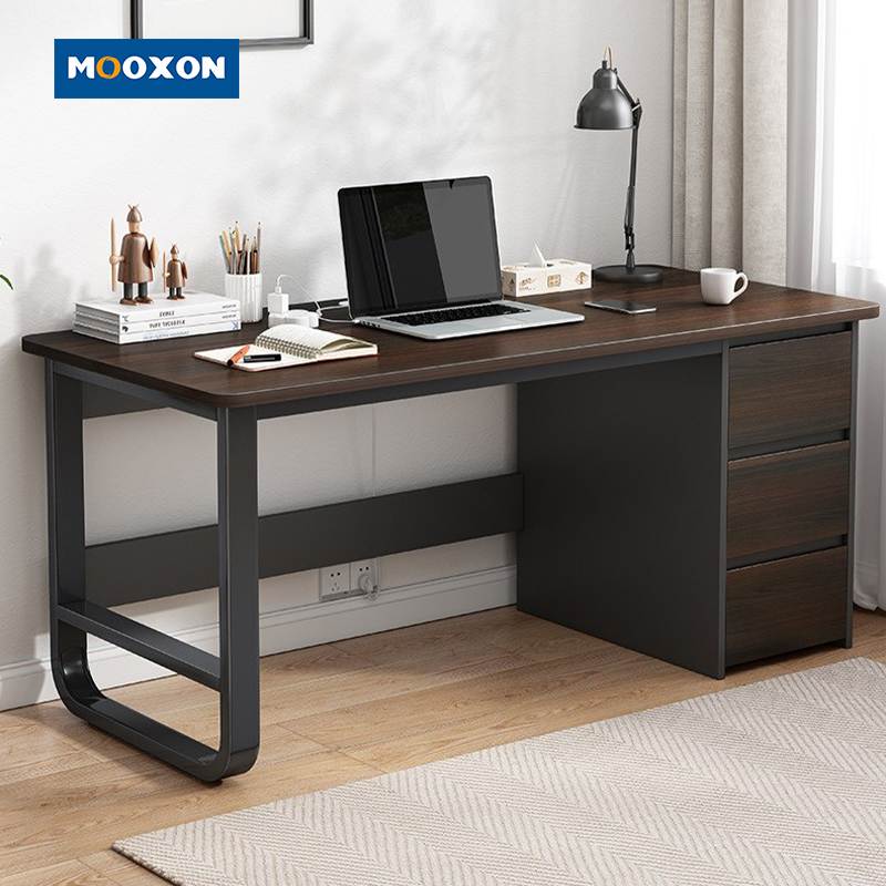 Luxury Standing Lifting Office Desk With 3 Drawers