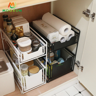 Good Capacity Bathroom Multifunction Expendable Under The Kitchen Sink Storage Drawers 