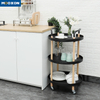 2/3 Tier Nordic Simplicity Shelf Storage Rolling Indoor Home Service Trolley Cart 
