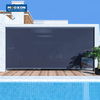 Roller Remote Blinds Windproof Shading Outdoor Garden Patio Electronic Retractable Blind Zip Screen with App Control