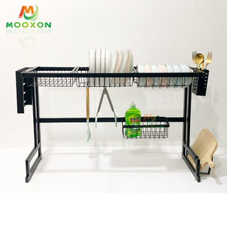 New Style 85cm Stainless Steel Bowl And Plate Drainer Storage Holders Kitchen Organizer Dish Rack